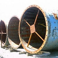 Shells for ball mills