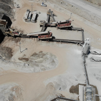 The Crushing Circuit previously in operation at the La Trinidad mine in Sinaloa, Mexico